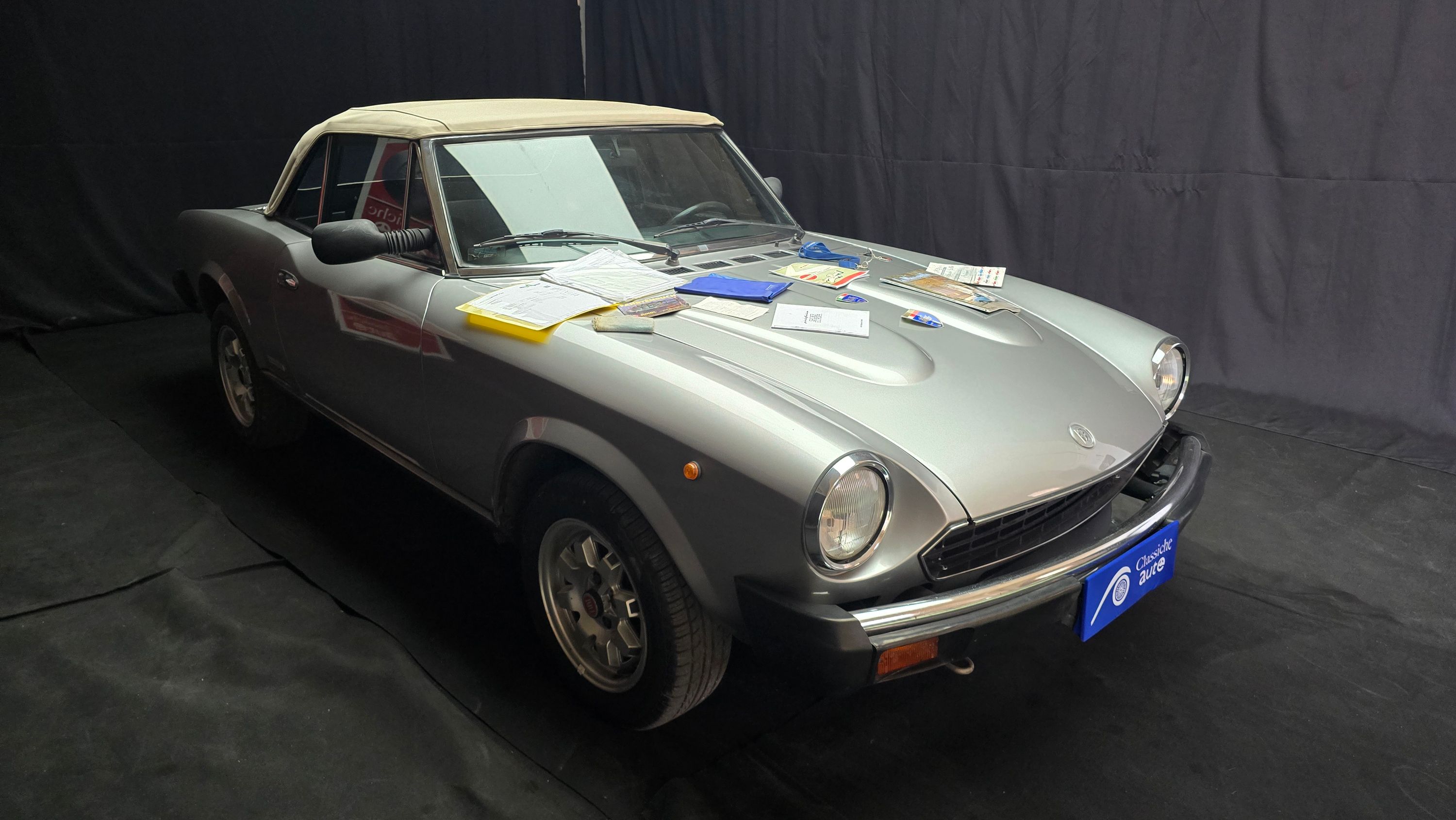 Fiat 124 DS Pininfarina Spider Europa anno 1985 certificata ASI con C 15