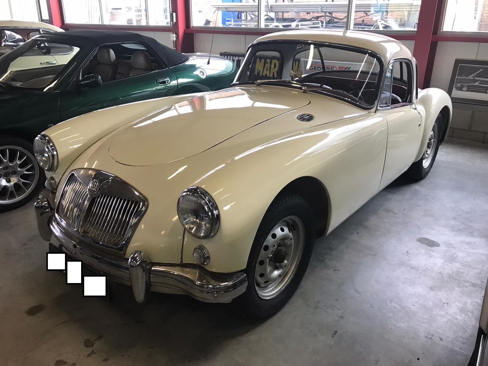 MG A Coupè 1500cc anno 1959 certificata ASI con C.R.S 4