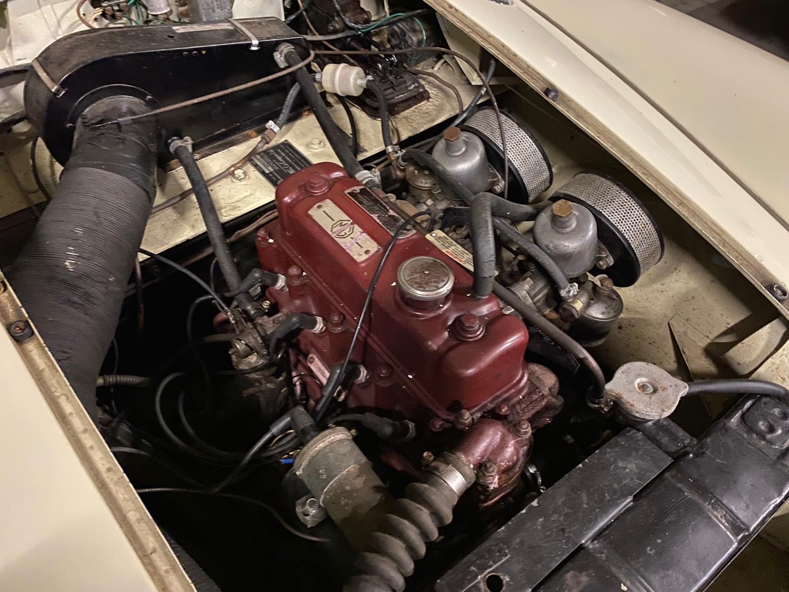 MG A Coupè 1500cc anno 1959 certificata ASI con C.R.S 7