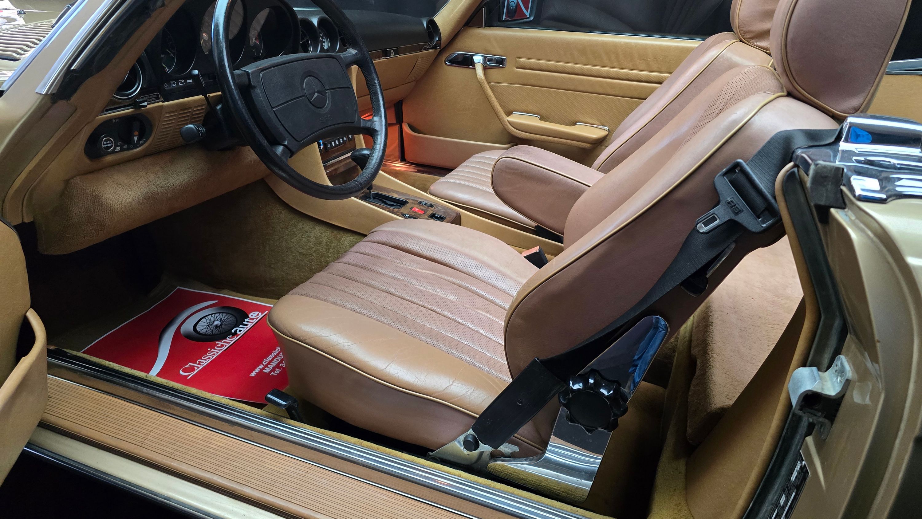 560 SL Roadster anno 1986 HARD TOP certificata ASI con C.R.S. 13