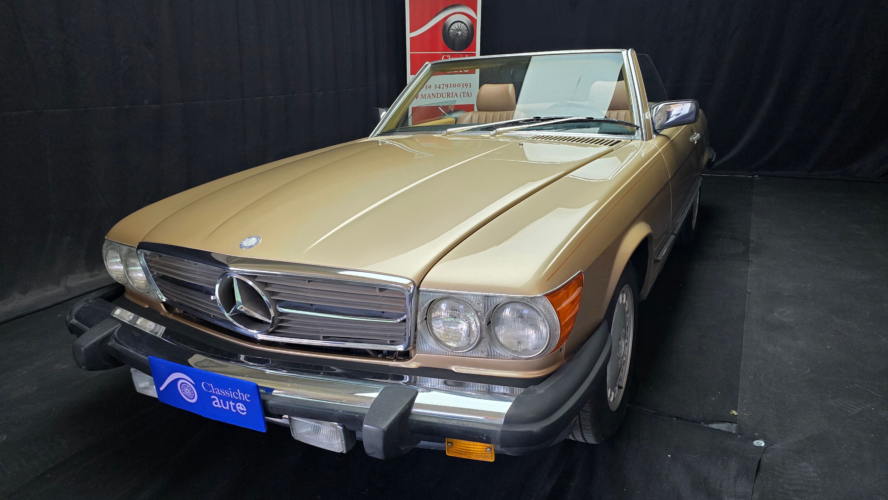 560 SL Roadster anno 1986 HARD TOP certificata ASI con C.R.S. 16