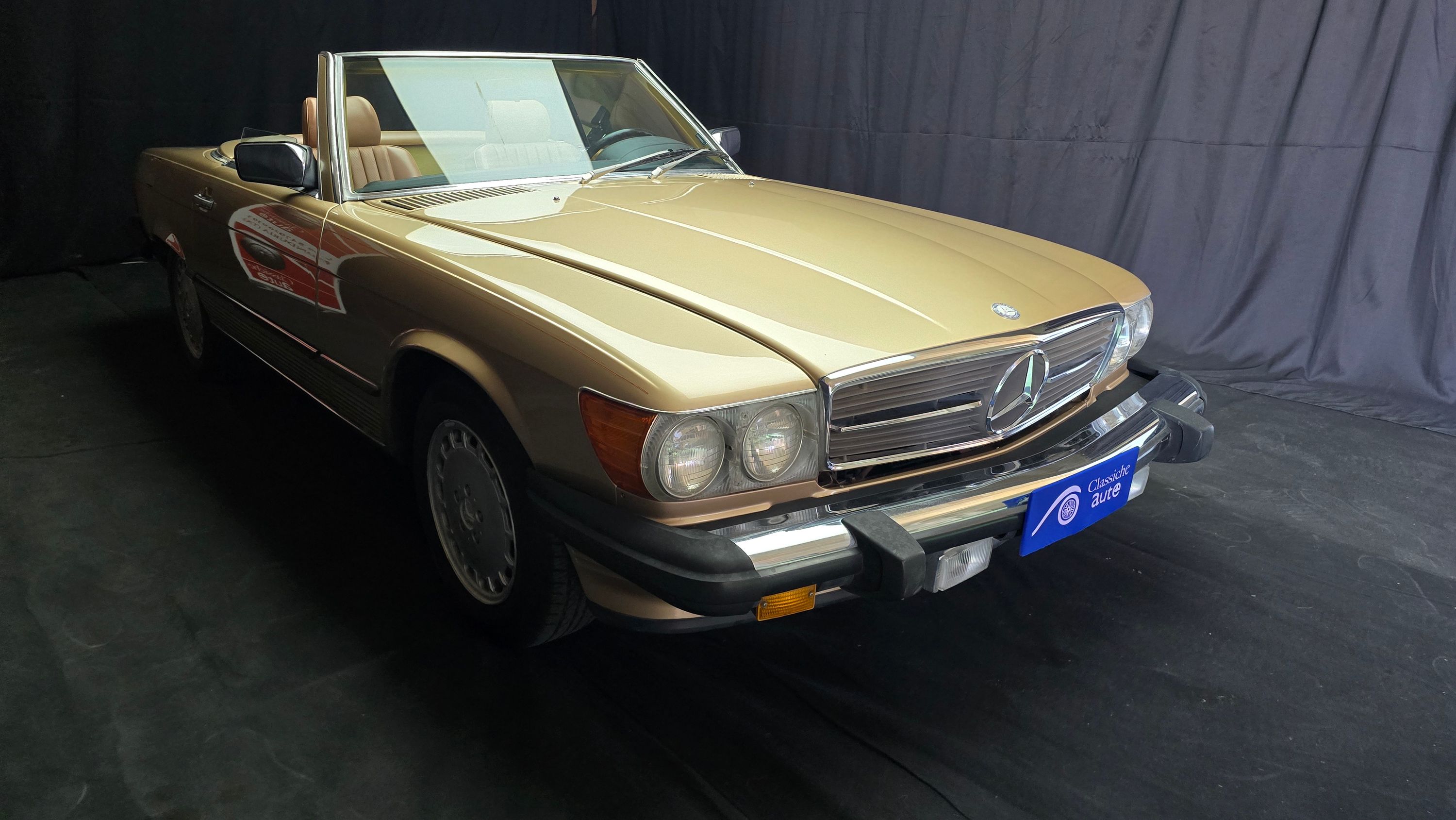 560 SL Roadster anno 1986 HARD TOP certificata ASI con C.R.S. 17