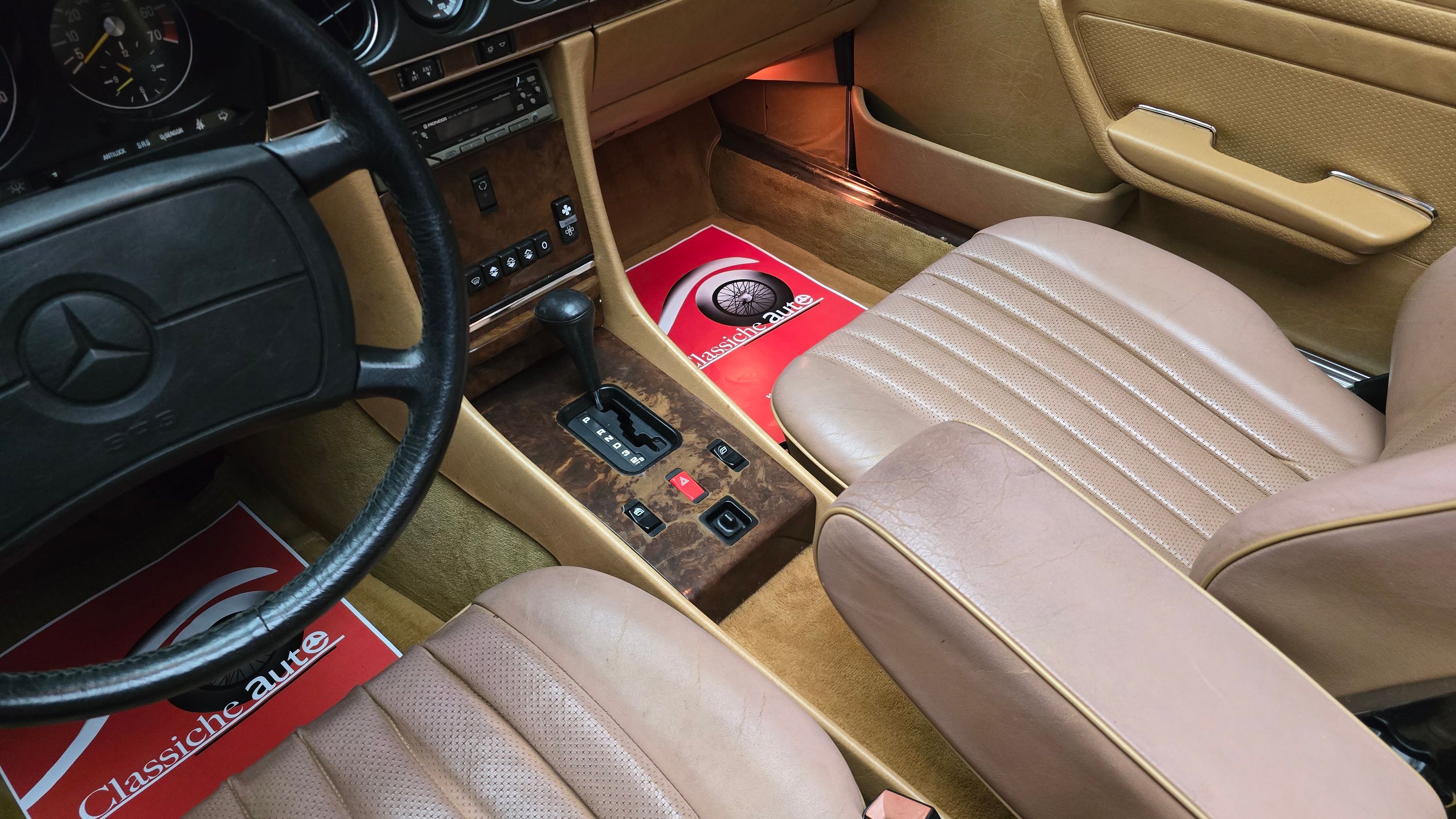 560 SL Roadster anno 1986 HARD TOP certificata ASI con C.R.S. 20