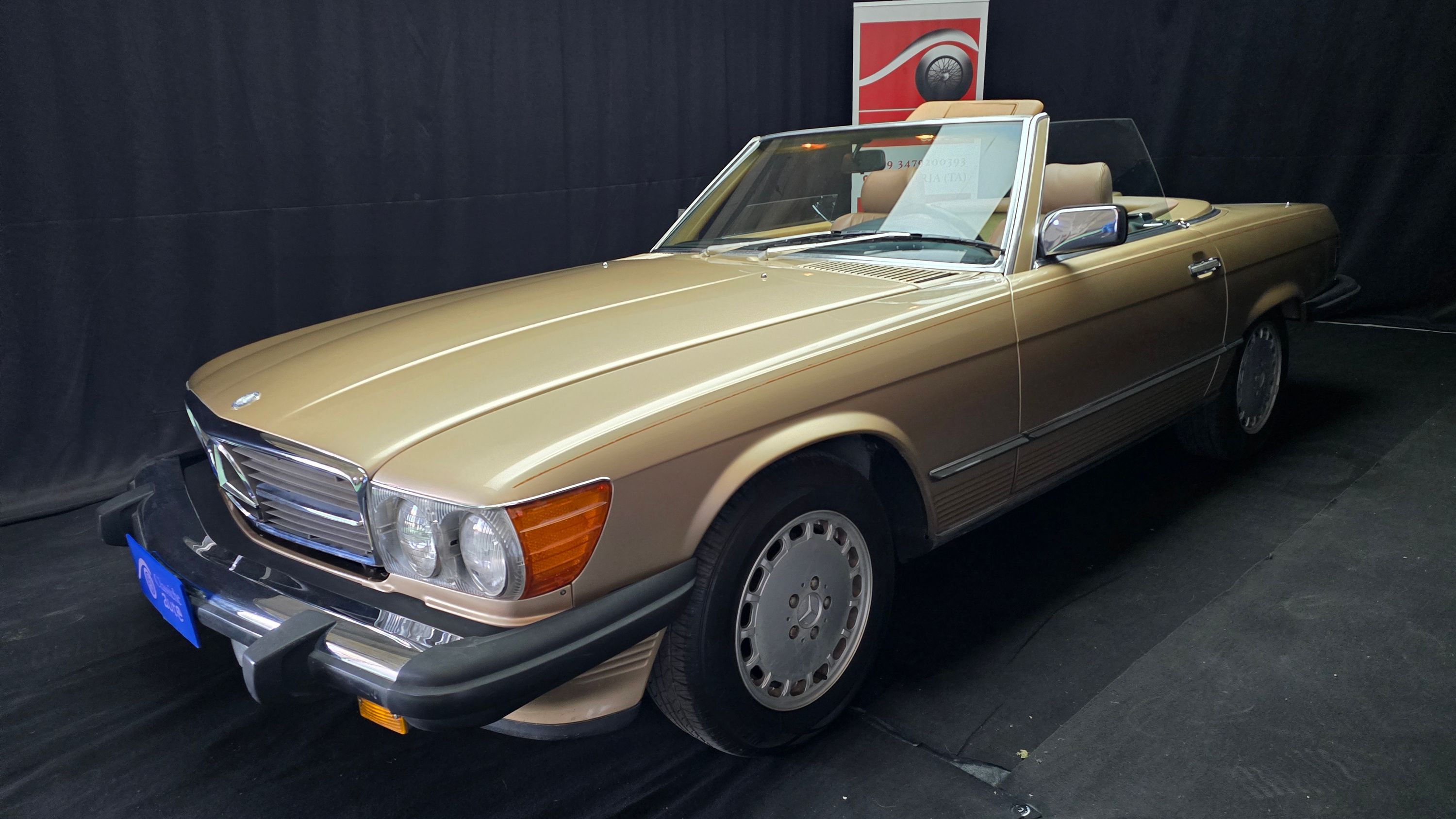 560 SL Roadster anno 1986 HARD TOP certificata ASI con C.R.S. 25