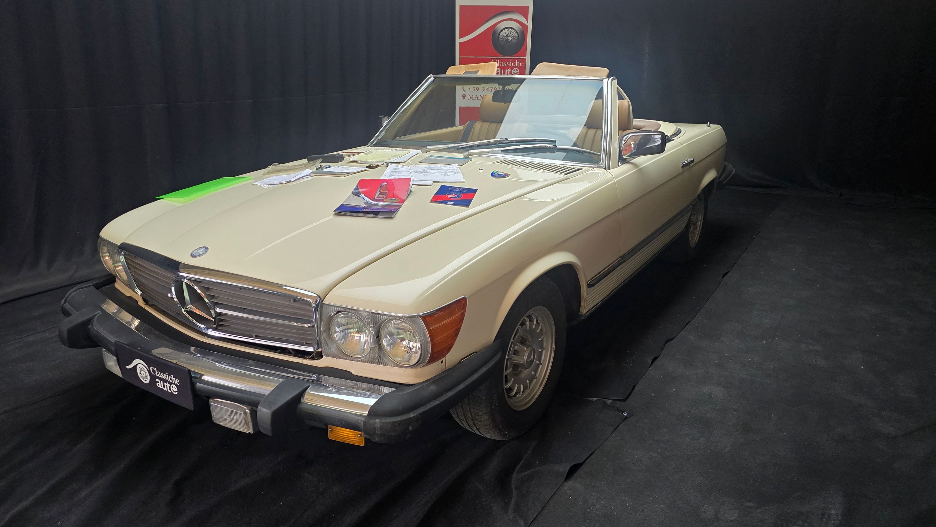 380 SL ROADSTER HARD TOP CERTIFICATA ASI CON C.R.S. 10