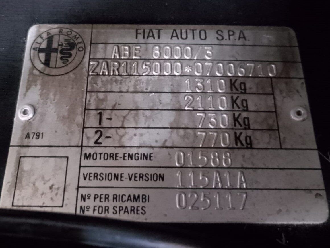 Alfa Romeo Spider 2000 S.4 40