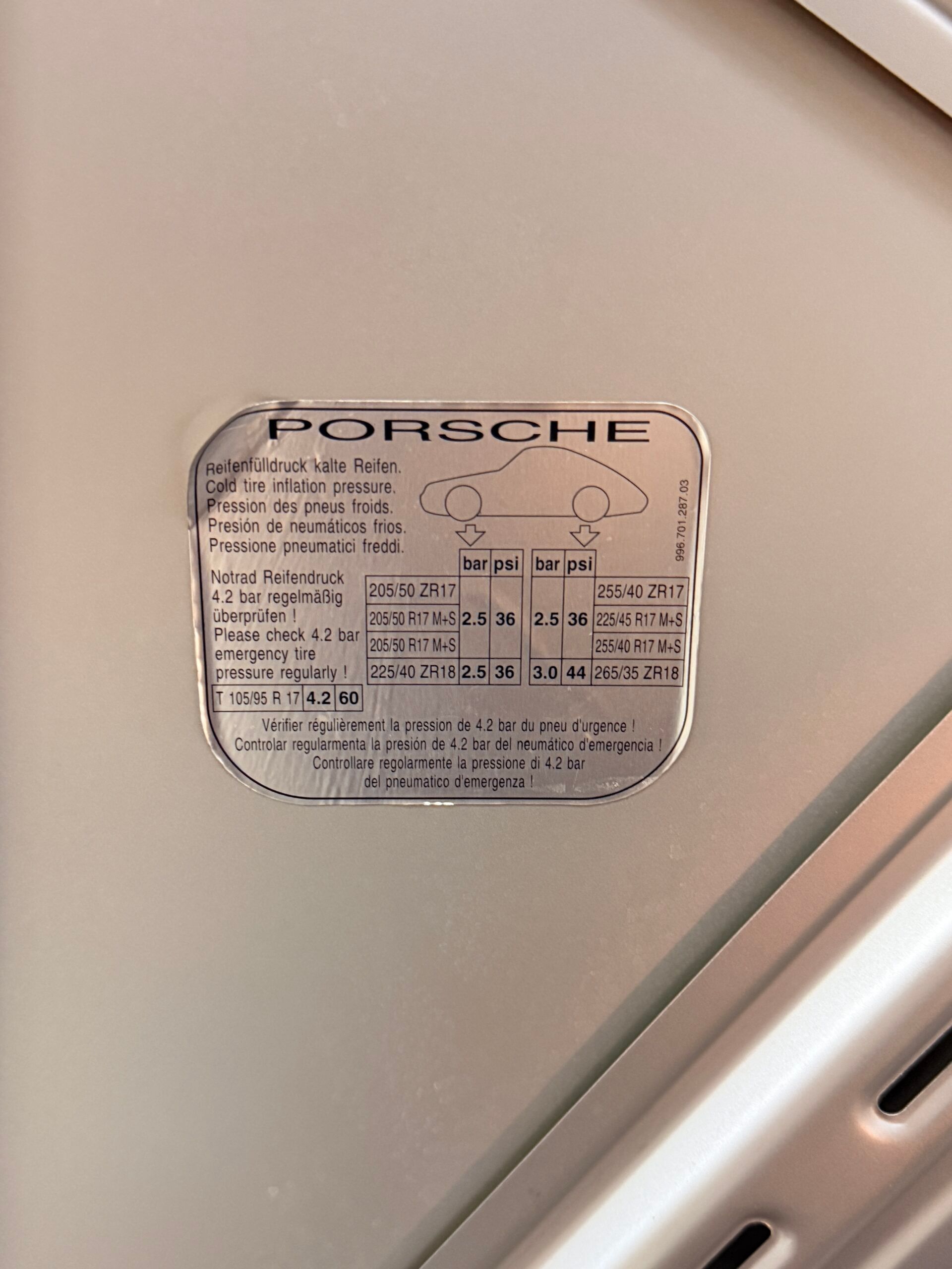 Porsche 996, IMMATRICOLATO NEL 1998 ISCRITTA ASI CON CRS A LIBRETTO. 148