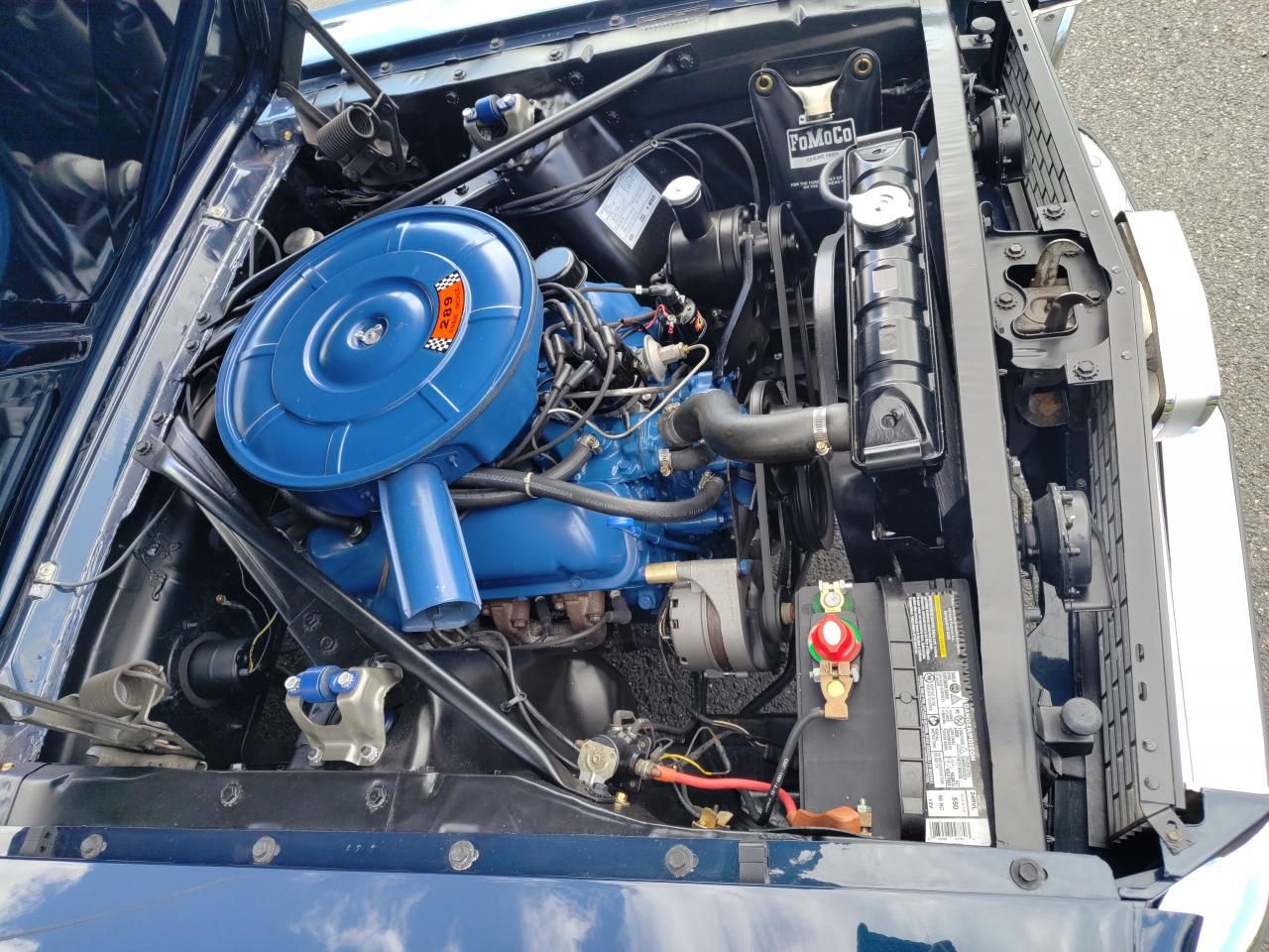 Ford MUSTANG cabriolet 289 boite manuelle 4, int Pony 23