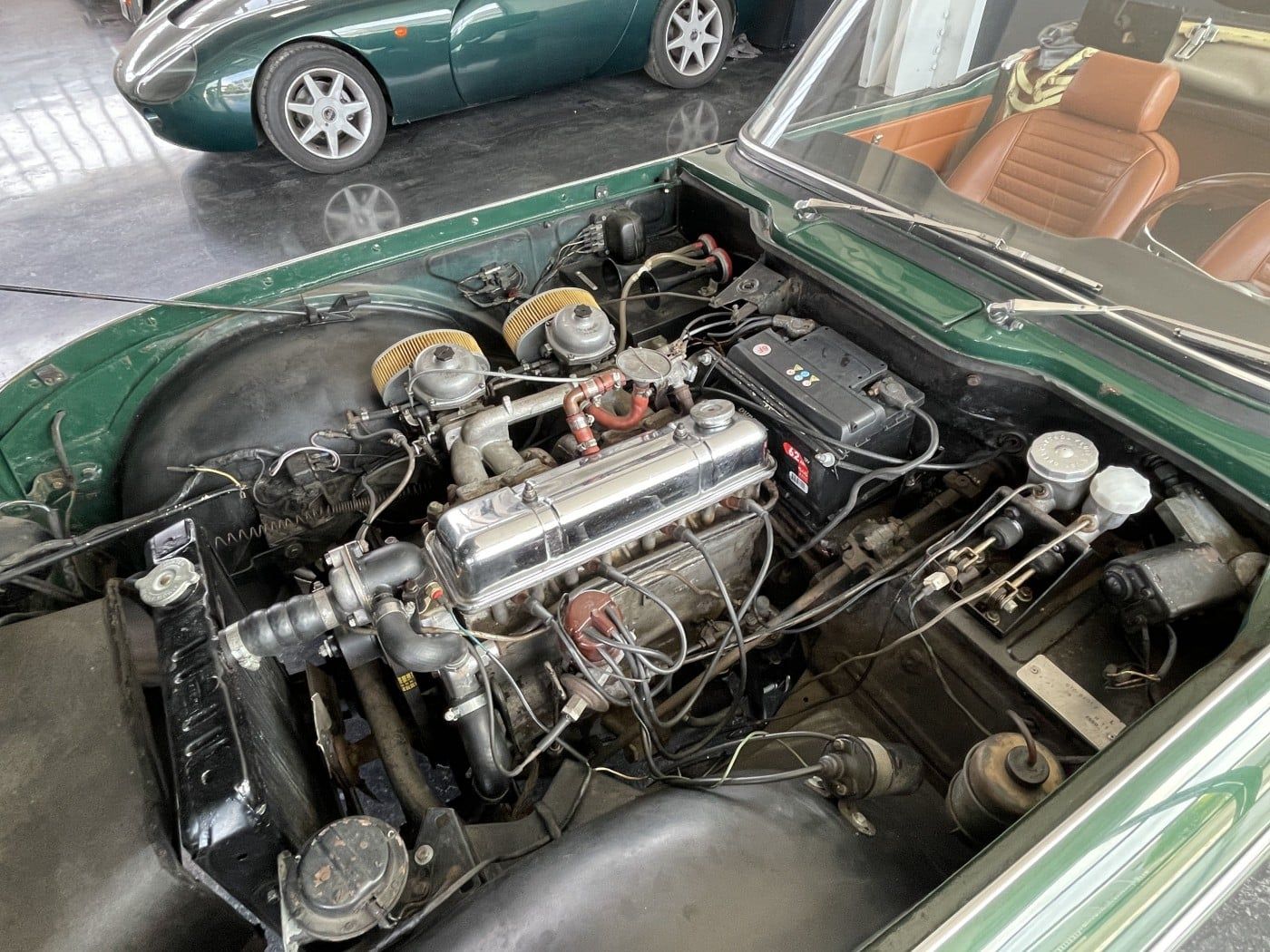 Triumph TR4a IRS intérieur Havane 18
