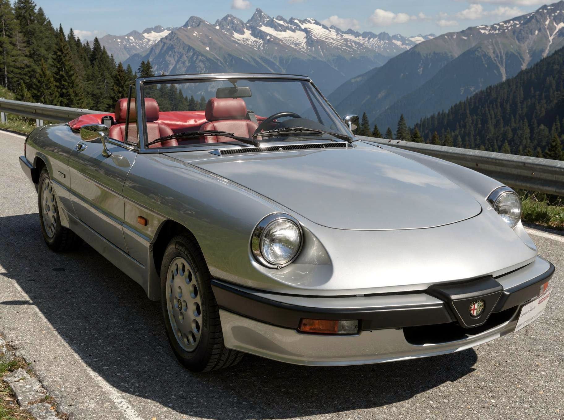 ALFA ROMEO SPIDER QUADRIFOGLIO VERDE SERIE 3 - 1989