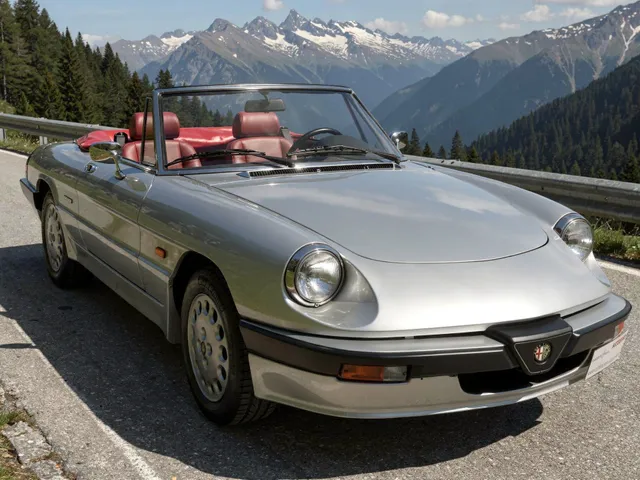 ALFA ROMEO SPIDER QUADRIFOGLIO VERDE SERIE 3 - 1989