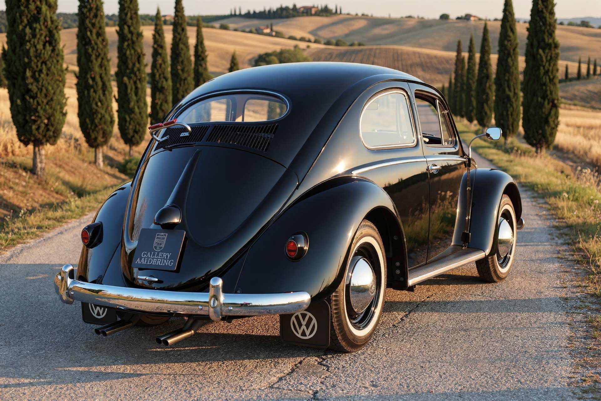 1955 Volkswagen Beetle Oval-Window Restored to its original purity