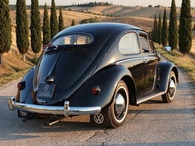 Volkswagen Beetle Oval-Window Restored to its original purity 1955