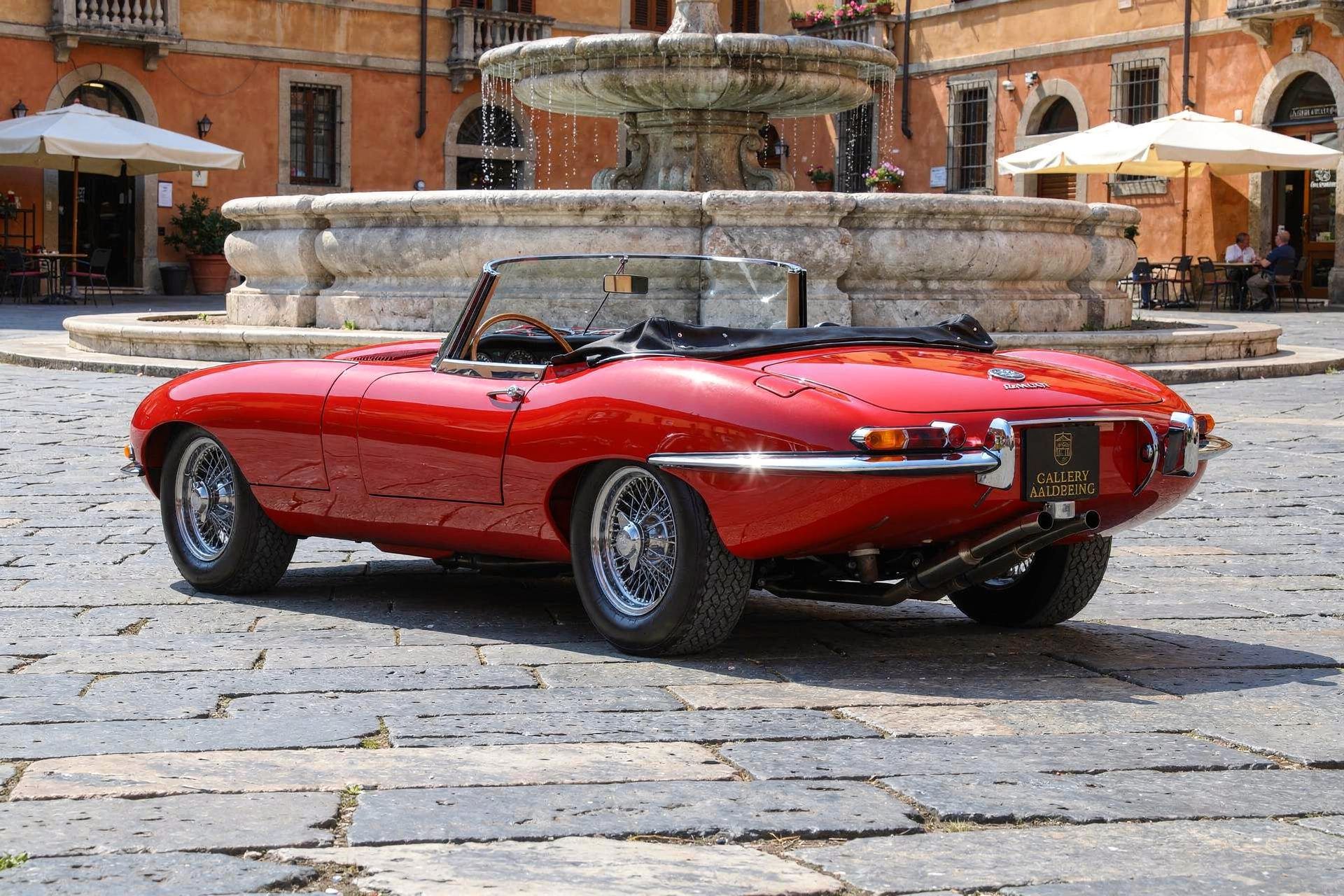 Jaguar E-Type Series 1 3.8 Litre Roadster From the wine 1964