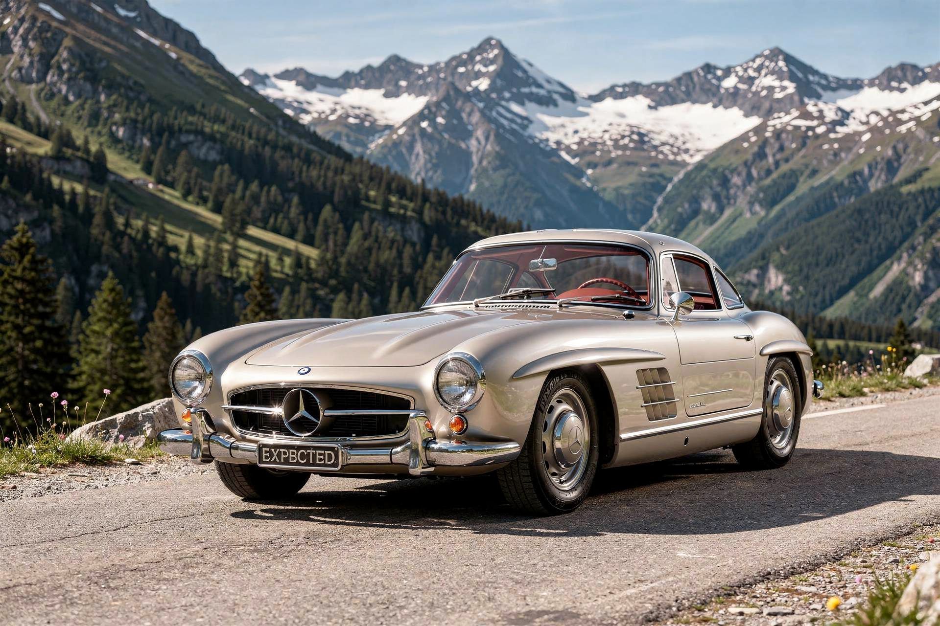 1986 Mercedes-Benz 300 SL with the rare manual transmission