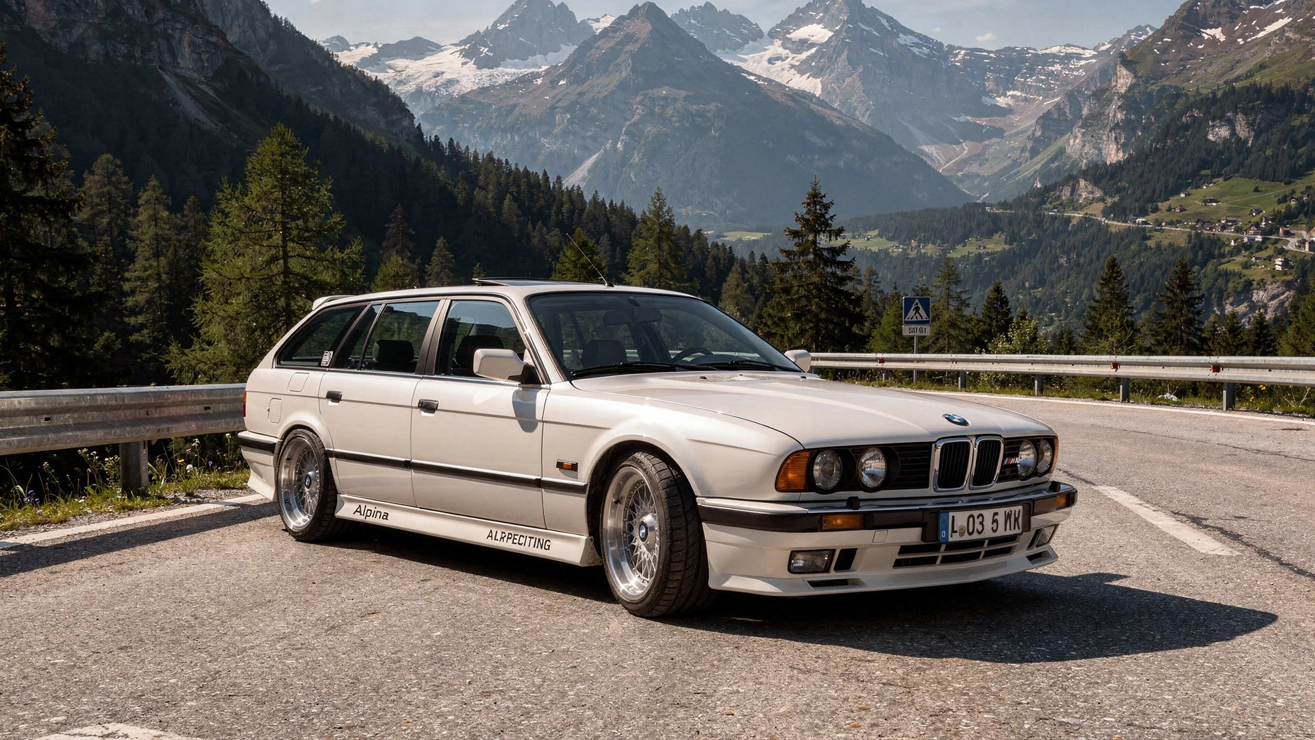 B10 V8 Touring In Alpine White III
