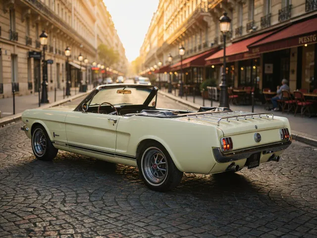 Ford Mustang GT 289 V8 Convertible A-code with the 1966