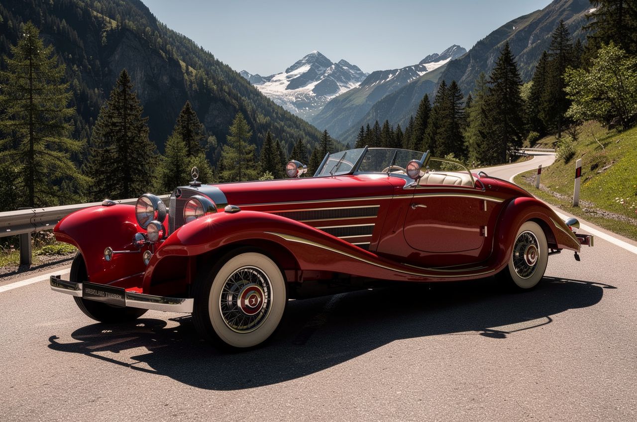 1934 Mercedes-Benz 500 K Spezial Roadster Wiederaufbau