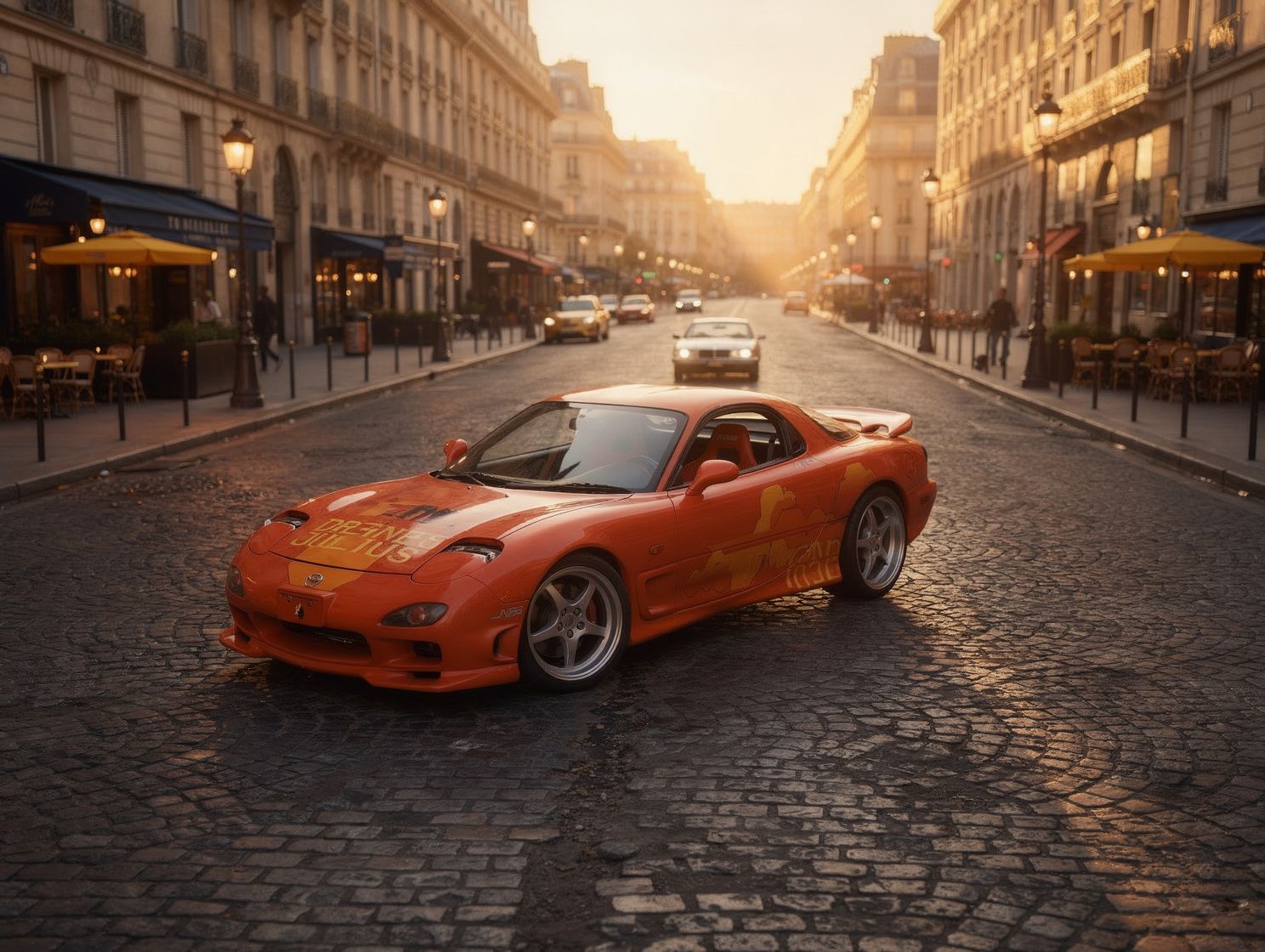 1993 Mazda RX-7 FF2 Orange Julius