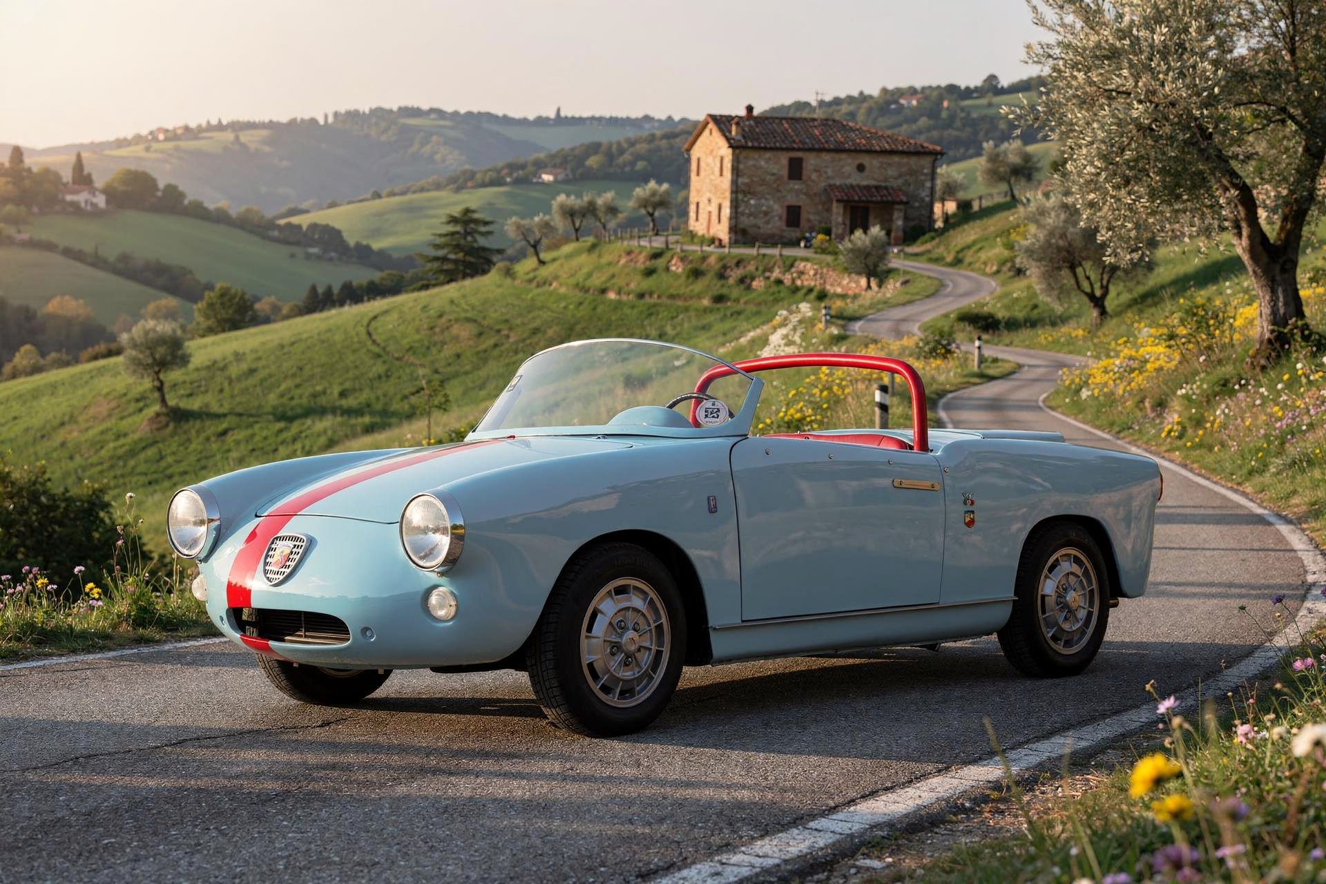 1958 Abarth 750 ALLEMANO SPIDER