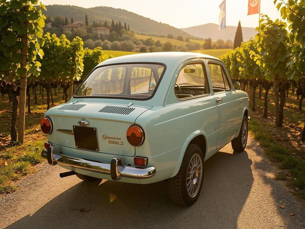 1966 Fiat 850 S Giannini certificata ASI con CRS