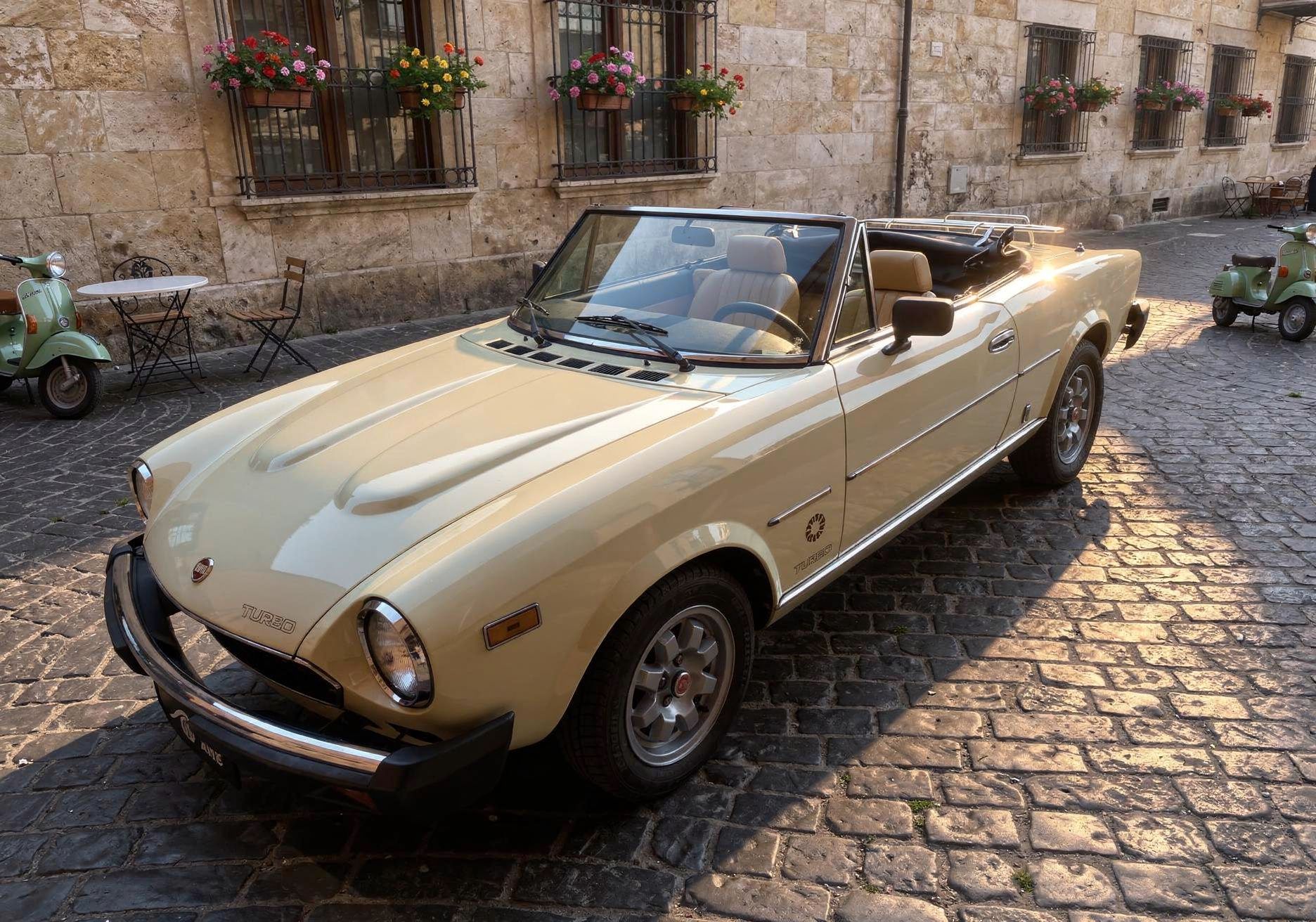 1982 Fiat 124 Spider Turbo 2.0 cc anno 1982 certificata ASI con CRS