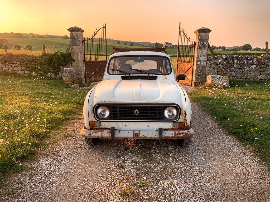 Renault 4 funzionanti con ricambi a corredo (3 in blocco)