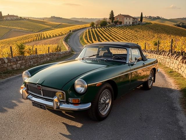 1963 MG B 1800 ROADSTER TARGA ORIGINALE TO