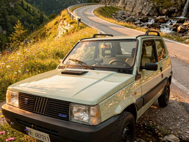 MERAVIGLIOSA FIAT PANDA 4 × 4 IN CONDIZIONI DA VETRINA ISCRITTA ASI
