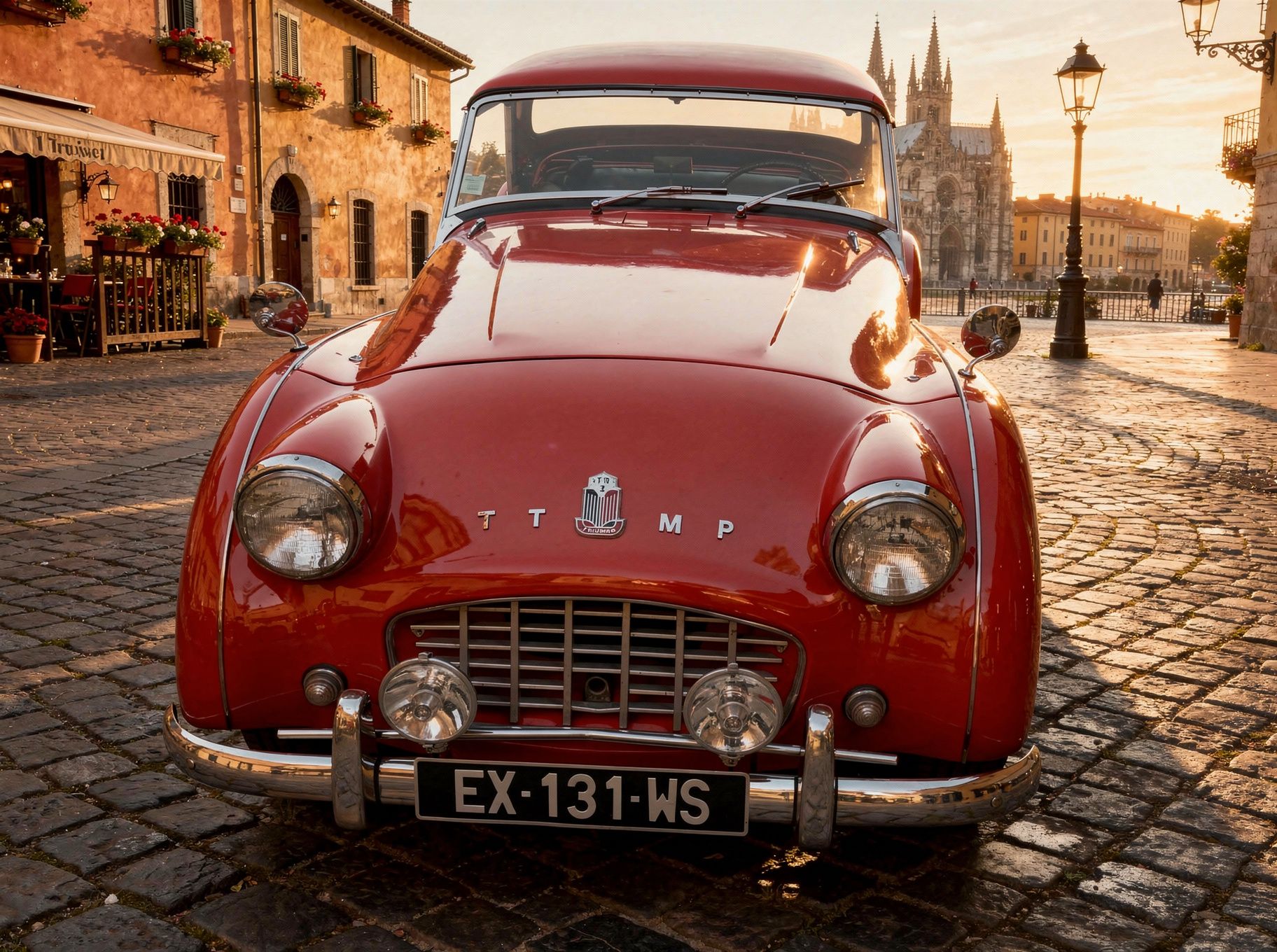 1956 Triumph TR3 Petite Bouche Overdrive