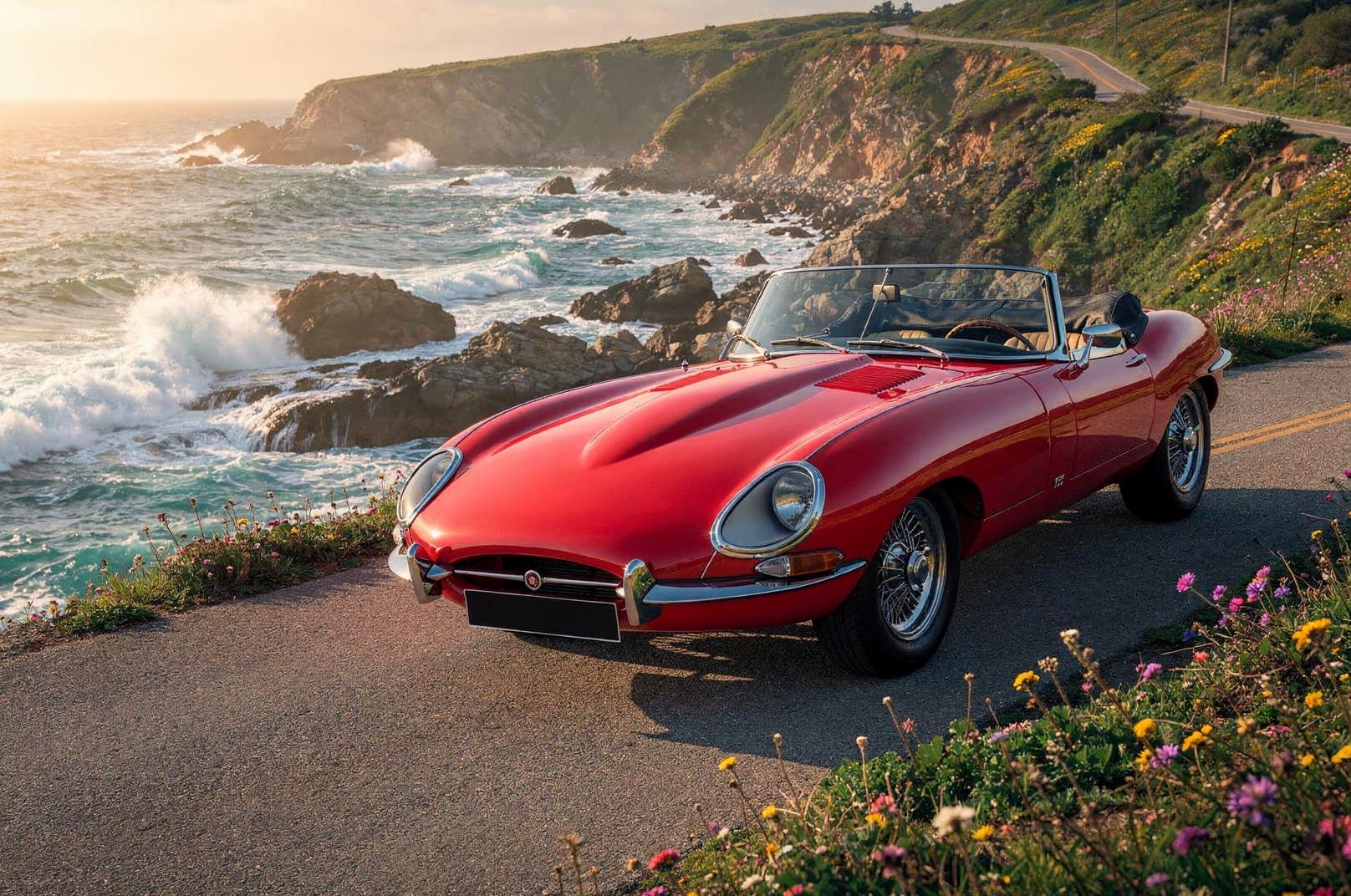 1962 Jaguar Type E plancher plats