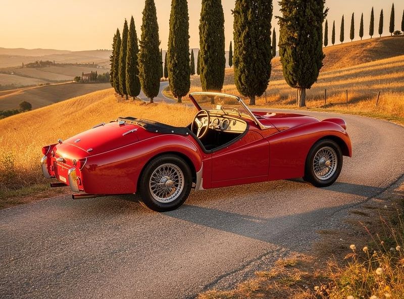 1957 Triumph TR3 Small Mouth