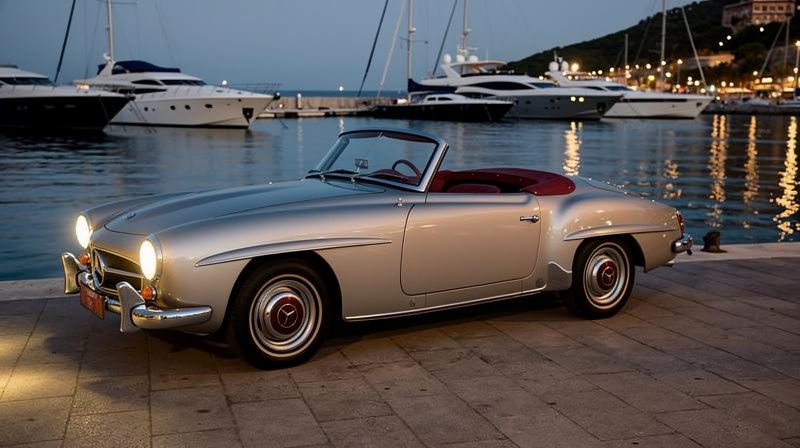 1962 Mercedes-Benz 190 SL + Hardtop