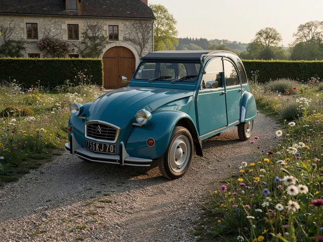 Citroen 2CV 2 CV Citroën 2cv6 spécial 1982 bleu lagune