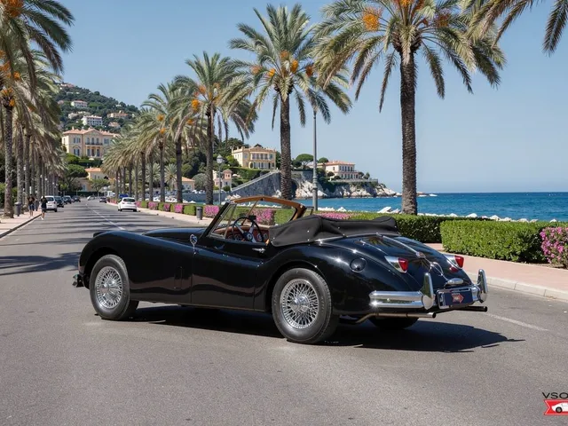 Jaguar XK140 Drophead Coupe black-tan 1956