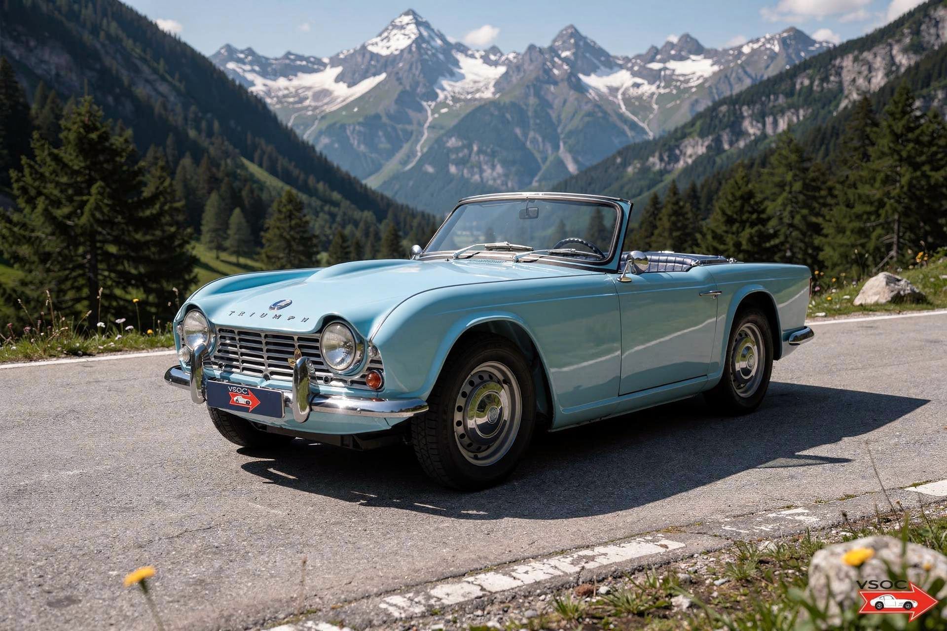 1963 Triumph TR4 'Powder Blue'